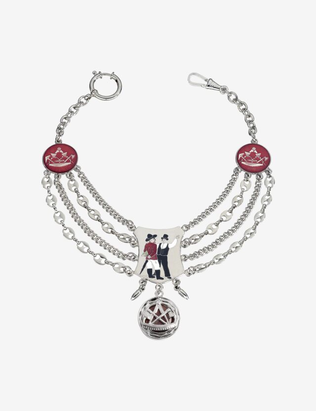 original FHB® Zunftuhrkette mit Wappen Ignatz 