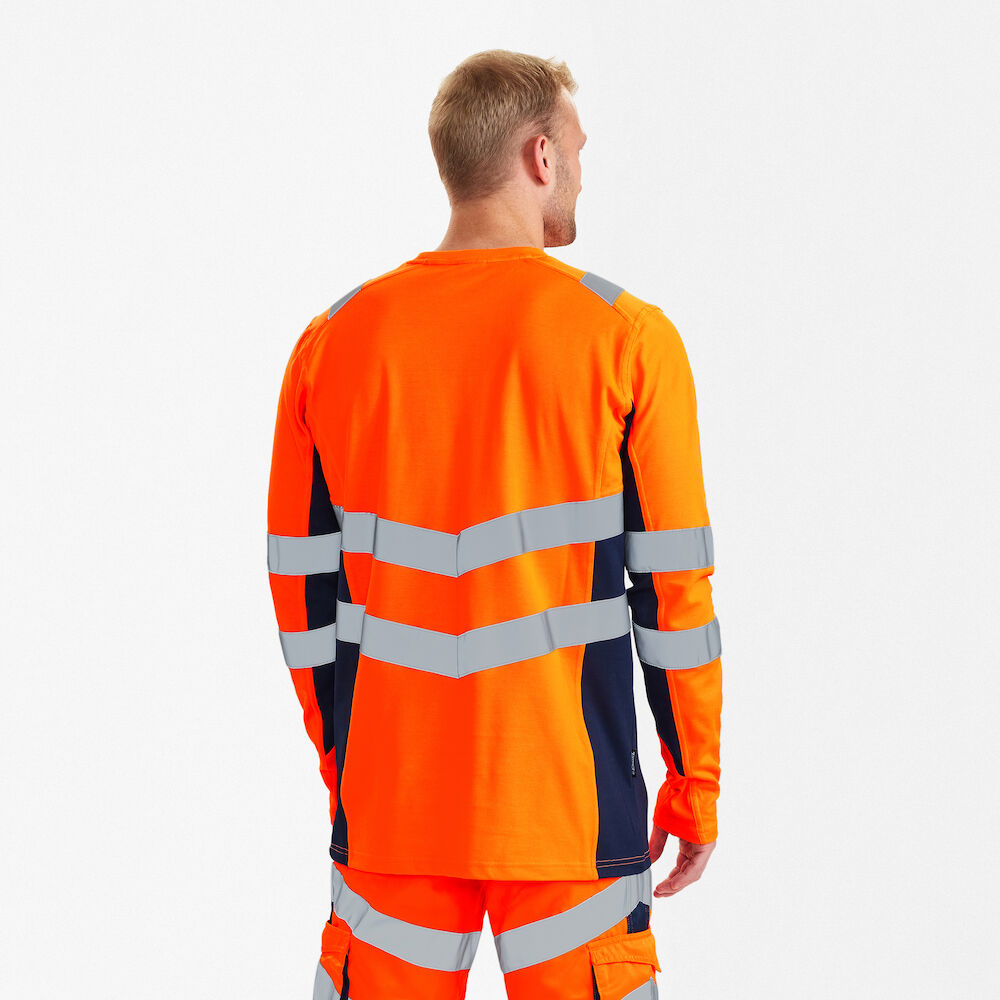 T-Shirt langarm EN 20471 Klasse 2