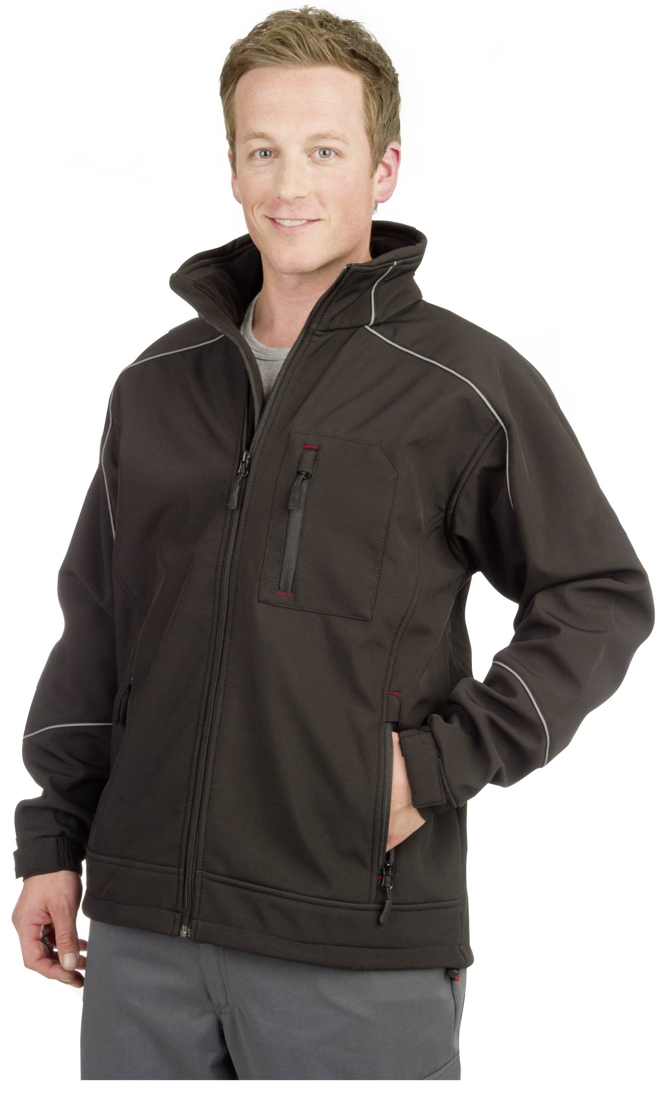 Allwetter-Soft-Shell-Jacke-schwarz-model785