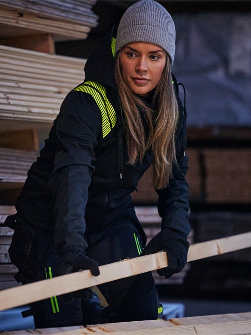 Soft Shell Jacke mit Kapuze
