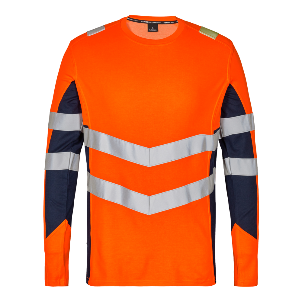 T-Shirt langarm EN 20471 Klasse 2