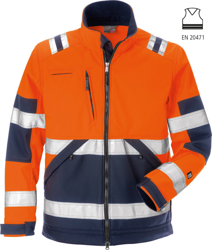 HI-VIS Soft Shell Jacke