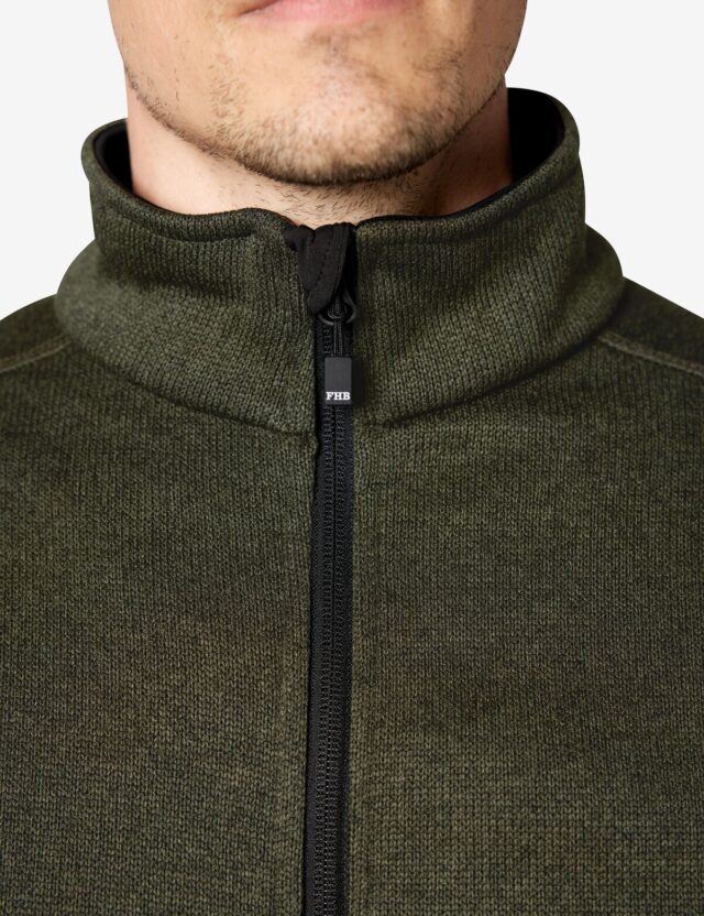 ORIGINAL FHB® Strick-Fleece Jacke CHRISTOPH